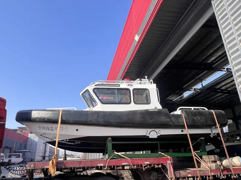 Яхта Lawada® паспяхова даставіла 7,8-метровы алюмініевы патрульны катэр праваахоўных органаў